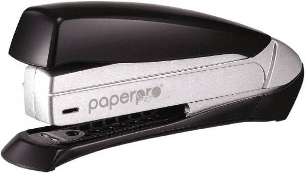 PaperPro - 20 Sheet Half Strip Stapler - Black/Silver - Makers Industrial Supply