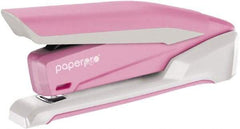 PaperPro - 20 Sheet Long Reach Stapler - Pink & White - Makers Industrial Supply