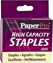 PaperPro - 3/8" Leg Length, Steel High Capacity Staples - 65 Sheet Capacity, For Use with PaperPros 1200 & 1210 - Makers Industrial Supply