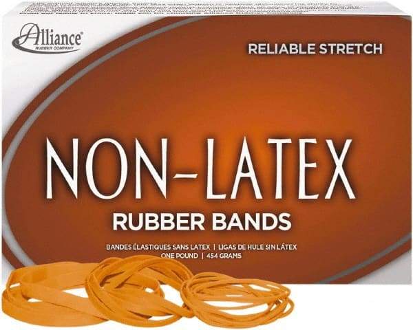 Alliance - 4" Circumference, 1/4" Wide, Light-Duty Band Rubber Band Strapping - 380 Pieces - Makers Industrial Supply