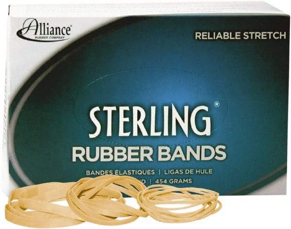 Alliance - 1" Circumference, 1/16" Wide, Ergonomic Rubber Band Strapping - 7,100 Pieces - Makers Industrial Supply