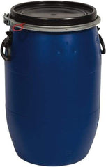 SEYMOUR-MIDWEST - 15 Gal, Polypropylene Round Blue Bucket/Pail - Handle & Lid Included - Makers Industrial Supply