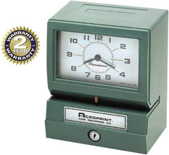 Acroprint Time Recorder - Time Clocks & Time Recorders Punch Style: Manual Power Source: AC Adapter - Makers Industrial Supply