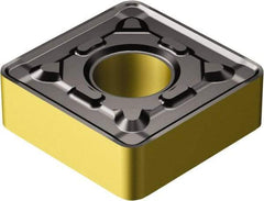 Sandvik Coromant - SNMG646 MRR Grade 2220 Carbide Turning Insert - TiCN/AI2O3/TiN Finish, 90° Square, 3/4" Inscr Circle, 1/4" Thick, 3/32" Corner Radius - Makers Industrial Supply