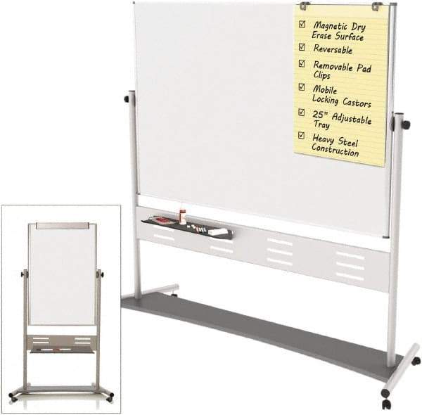 MasterVision - Magnetic Dry Erase Easel - 80" High - Makers Industrial Supply