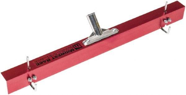 SEYMOUR-MIDWEST - Sled Style Gauge Rake - 24" Wide, Aluminum Head - Makers Industrial Supply