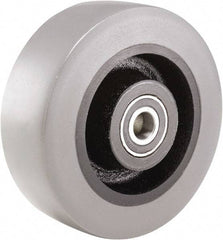 Hamilton - 6 Inch Diameter x 2 Inch Wide, Polyurethane on Cast Iron Caster Wheel - 1,620 Lb. Capacity, 2-1/2 Inch Hub Length, 3/4 Inch Axle Diameter, Sealed Precision Ball Bearing - Makers Industrial Supply