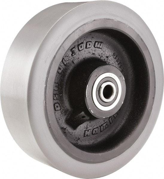 Hamilton - 12 Inch Diameter x 3 Inch Wide, Polyurethane on Cast Iron Caster Wheel - 4,700 Lb. Capacity, 4-1/4 Inch Hub Length, 1 Inch Axle Diameter, Tapered Roller Bearing - Makers Industrial Supply