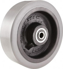 Hamilton - 12 Inch Diameter x 3 Inch Wide, Polyurethane on Cast Iron Caster Wheel - 4,700 Lb. Capacity, 4-1/4 Inch Hub Length, 1 Inch Axle Diameter, Tapered Roller Bearing - Makers Industrial Supply