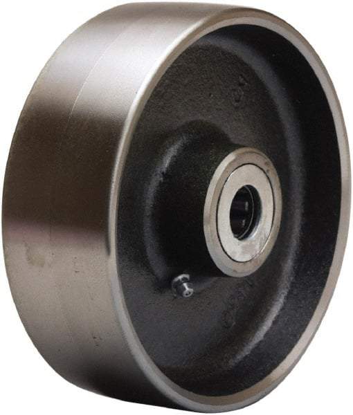 Hamilton - 6 Inch Diameter x 2 Inch Wide, Forged Steel Caster Wheel - 2,500 Lb. Capacity, 2-1/4 Inch Hub Length, 1/2 Inch Axle Diameter, Tapered Roller Bearing - Makers Industrial Supply