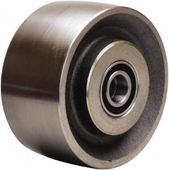 Hamilton - 6 Inch Diameter x 3 Inch Wide, Forged Steel Caster Wheel - 12,000 Lb. Capacity, 3-1/4 Inch Hub Length, 3/4 Inch Axle Diameter, Precision Ball Bearing - Makers Industrial Supply