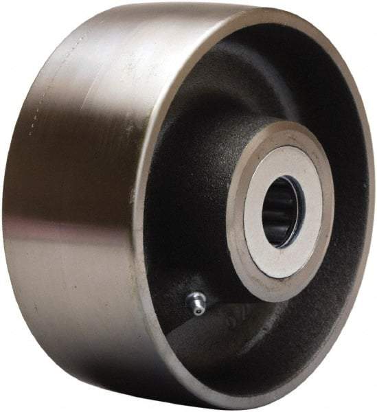 Hamilton - 6 Inch Diameter x 2-1/2 Inch Wide, Forged Steel Caster Wheel - 4,500 Lb. Capacity, 3-1/4 Inch Hub Length, 1 Inch Axle Diameter, Tapered Roller Bearing - Makers Industrial Supply