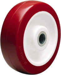 Hamilton - 6 Inch Diameter x 2 Inch Wide, Polyurethane on Polypropylene Caster Wheel - 1,100 Lb. Capacity, 2-3/16 Inch Hub Length, 3/4 Inch Axle Diameter, Straight Roller Bearing - Makers Industrial Supply