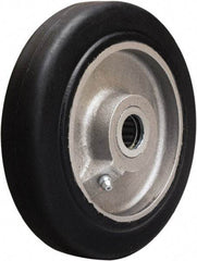 Hamilton - 6 Inch Diameter x 1-1/2 Inch Wide, Rubber on Aluminum Caster Wheel - 280 Lb. Capacity, 1-3/4 Inch Hub Length, 3/4 Inch Axle Diameter, Straight Roller Bearing - Makers Industrial Supply