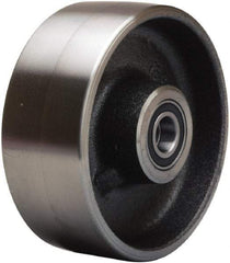 Hamilton - 5 Inch Diameter x 2 Inch Wide, Forged Steel Caster Wheel - 2,000 Lb. Capacity, 2-1/4 Inch Hub Length, 1/2 Inch Axle Diameter, Precision Ball Bearing - Makers Industrial Supply