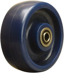 Hamilton - 5 Inch Diameter x 2 Inch Wide, Polyurethane Caster Wheel - 900 Lb. Capacity, 2-7/16 Inch Hub Length, 1/2 Inch Axle Diameter, Sealed Precision Ball Bearing - Makers Industrial Supply