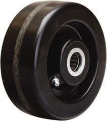 Hamilton - 5 Inch Diameter x 2 Inch Wide, Phenolic Caster Wheel - 1,000 Lb. Capacity, 2-3/16 Inch Hub Length, 1-7/16 Inch Axle Diameter, Plain Bore Bearing - Makers Industrial Supply