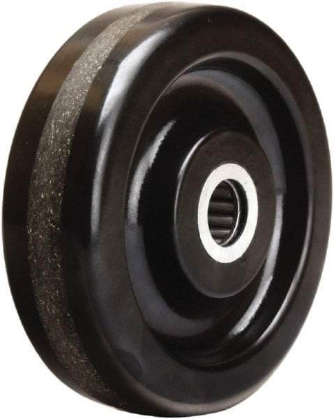 Hamilton - 5 Inch Diameter x 1-1/2 Inch Wide, Phenolic Caster Wheel - 600 Lb. Capacity, 1-5/8 Inch Hub Length, 3/4 Inch Axle Diameter, Straight Roller Bearing - Makers Industrial Supply