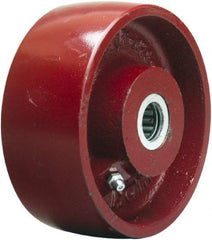 Hamilton - 5 Inch Diameter x 2 Inch Wide, Cast Iron Caster Wheel - 1,300 Lb. Capacity, 2-1/4 Inch Hub Length, 3/4 Inch Axle Diameter, Tapered Roller Bearing - Makers Industrial Supply