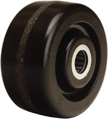 Hamilton - 4 Inch Diameter x 2 Inch Wide, Phenolic Caster Wheel - 800 Lb. Capacity, 2-3/16 Inch Hub Length, 1-3/16 Inch Axle Diameter, Plain Bore Bearing - Makers Industrial Supply