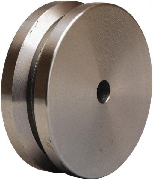 Hamilton - 4 Inch Diameter x 1-3/8 Inch Wide, Stainless Steel Caster Wheel - 550 Lb. Capacity, 1-3/8 Inch Hub Length, 1/2 Inch Axle Diameter, Plain Bore Bearing - Makers Industrial Supply