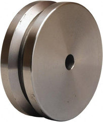 Hamilton - 4 Inch Diameter x 1-3/8 Inch Wide, Stainless Steel Caster Wheel - 550 Lb. Capacity, 1-3/8 Inch Hub Length, 1/2 Inch Axle Diameter, Plain Bore Bearing - Makers Industrial Supply