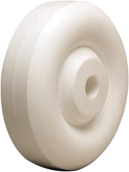 Hamilton - 4 Inch Diameter x 1-3/8 Inch Wide, Polyolefin Caster Wheel - 300 Lb. Capacity, 1-1/2 Inch Hub Length, 1/2 Inch Axle Diameter, Plain Bore Bearing - Makers Industrial Supply