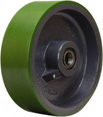 Hamilton - 12 Inch Diameter x 4 Inch Wide, Polyurethane on Cast Iron Caster Wheel - 4,800 Lb. Capacity, 4-1/4 Inch Hub Length, 1-1/4 Inch Axle Diameter, Tapered Roller Bearing - Makers Industrial Supply