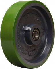 Hamilton - 12 Inch Diameter x 3 Inch Wide, Polyurethane on Cast Iron Caster Wheel - 3,500 Lb. Capacity, 3-1/4 Inch Hub Length, 1-1/4 Inch Axle Diameter, Tapered Roller Bearing - Makers Industrial Supply