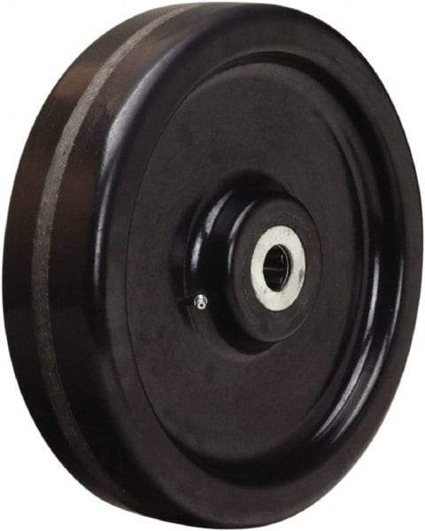 Hamilton - 12 Inch Diameter x 3 Inch Wide, Phenolic Caster Wheel - 3,500 Lb. Capacity, 3-1/4 Inch Hub Length, 1-15/16 Inch Axle Diameter, Plain Bore Bearing - Makers Industrial Supply