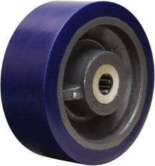 Hamilton - 10 Inch Diameter x 4 Inch Wide, Polyurethane on Forged Steel Caster Wheel - 5,000 Lb. Capacity, 4-1/4 Inch Hub Length, 2-7/16 Inch Axle Diameter, Plain Bore Bearing - Makers Industrial Supply