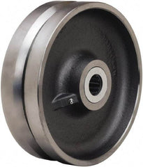 Hamilton - 10 Inch Diameter x 3 Inch Wide, Forged Steel Caster Wheel - 3,600 Lb. Capacity, 3-1/4 Inch Hub Length, 1-1/2 Inch Axle Diameter, Straight Roller Bearing - Makers Industrial Supply