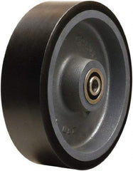 Hamilton - 10 Inch Diameter x 3 Inch Wide, Polyurethane on Cast Iron Caster Wheel - 3,900 Lb. Capacity, 3-1/4 Inch Hub Length, 3/4 Inch Axle Diameter, Sealed Precision Ball Bearing - Makers Industrial Supply