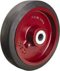 Hamilton - 10 Inch Diameter x 2-1/2 Inch Wide, Rubber on Cast Iron Caster Wheel - 790 Lb. Capacity, 3-1/4 Inch Hub Length, 3/4 Inch Axle Diameter, Tapered Roller Bearing - Makers Industrial Supply