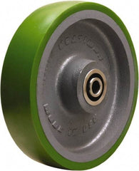 Hamilton - 10 Inch Diameter x 2-1/2 Inch Wide, Polyurethane on Cast Iron Caster Wheel - 2,500 Lb. Capacity, 3-1/2 Inch Hub Length, 3/4 Inch Axle Diameter, Sealed Precision Ball Bearing - Makers Industrial Supply