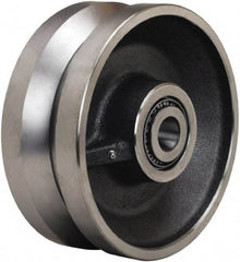 Hamilton - 10 Inch Diameter x 4 Inch Wide, Forged Steel Caster Wheel - 16,000 Lb. Capacity, 4-1/4 Inch Hub Length, 1-1/2 Inch Axle Diameter, Tapered Roller Bearing - Makers Industrial Supply