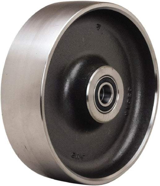 Hamilton - 12 Inch Diameter x 4 Inch Wide, Forged Steel Caster Wheel - 20,000 Lb. Capacity, 4-1/4 Inch Hub Length, 1-1/2 Inch Axle Diameter, Tapered Roller Bearing - Makers Industrial Supply