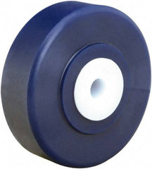 Hamilton - 4 Inch Diameter x 1-1/4 Inch Wide, Polyurethane Caster Wheel - 500 Lb. Capacity, 1-3/8 Inch Hub Length, 1/2 Inch Axle Diameter, Straight Roller Bearing - Makers Industrial Supply