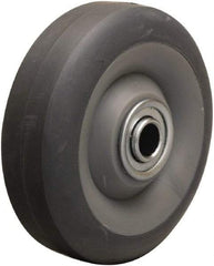 Hamilton - 4 Inch Diameter x 1-3/8 Inch Wide, Rubber on Thermoplastic Caster Wheel - 250 Lb. Capacity, 1-5/8 Inch Hub Length, 1/2 Inch Axle Diameter, Ball Bearing - Makers Industrial Supply