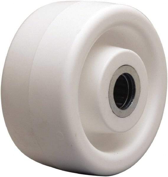 Hamilton - 4 Inch Diameter x 2 Inch Wide, Polyolefin Caster Wheel - 550 Lb. Capacity, 2-3/16 Inch Hub Length, 1/2 Inch Axle Diameter, Straight Roller Bearing - Makers Industrial Supply