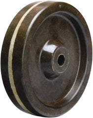 Hamilton - 5 Inch Diameter x 1-1/4 Inch Wide, Phenolic Caster Wheel - 300 Lb. Capacity, 1-3/8 Inch Hub Length, 1/2 Inch Axle Diameter, Plain Bore Bearing - Makers Industrial Supply