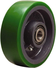 Hamilton - 6 Inch Diameter x 2 Inch Wide, Polyurethane on Cast Iron Caster Wheel - 1,200 Lb. Capacity, 2-1/4 Inch Hub Length, 3/4 Inch Axle Diameter, Tapered Roller Bearing - Makers Industrial Supply