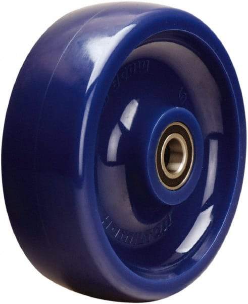 Hamilton - 6 Inch Diameter x 2 Inch Wide, Polyurethane Caster Wheel - 1,100 Lb. Capacity, 2-7/16 Inch Hub Length, 1/2 Inch Axle Diameter, Sealed Precision Ball Bearing - Makers Industrial Supply