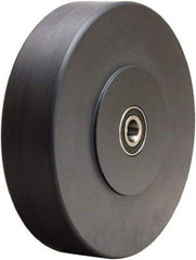 Hamilton - 8 Inch Diameter x 2 Inch Wide, Nylon Caster Wheel - 2,500 Lb. Capacity, 2-1/4 Inch Hub Length, 1/2 Inch Axle Diameter, Stainless Steel Precision Ball Bearing - Makers Industrial Supply