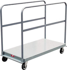 Jamco - 1,200 Lb Capacity Platform Truck - Steel Deck, 60" OAW, 9" Platform Height - Makers Industrial Supply