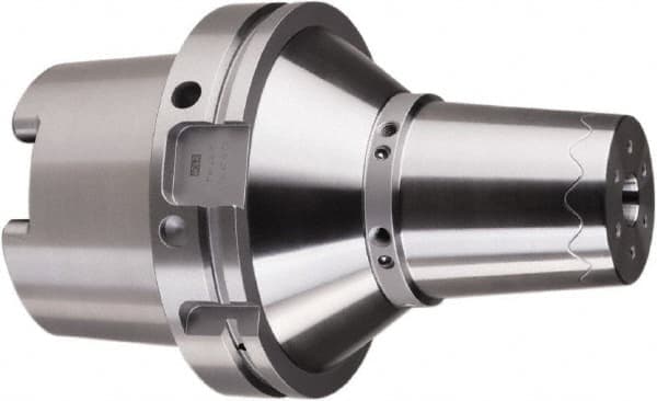 HAIMER - 5/8" Hole Diam, HSK125A Taper Shank Shrink Fit Tool Holder & Adapter - 7" Projection, 2.01" Nose Diam, 1.97" Clamping Depth, 25,000 RPM, Through Coolant - Exact Industrial Supply