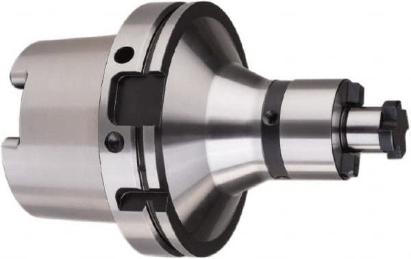 HAIMER - HSK125A Taper Face Mill Holder & Adapter - 22mm Pilot Diam, 200mm Arbor Length - Exact Industrial Supply