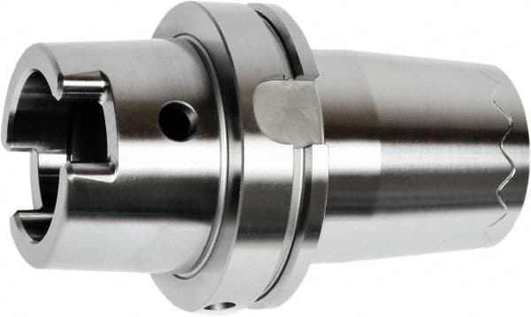 HAIMER - 5/8" Hole Diam, HSK100A Taper Shank Shrink Fit Tool Holder & Adapter - 3.94" Projection, 2.01" Nose Diam, 1.97" Clamping Depth, 25,000 RPM, Through Coolant - Exact Industrial Supply