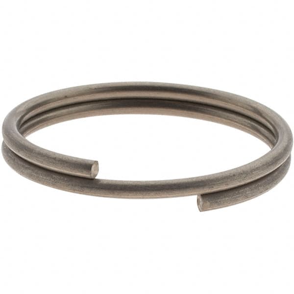 KIPP - 26.3mm ID, 28mm OD, 1.7mm Thick, Split Ring - 1.4310 Stainless Steel, Natural Finish - Makers Industrial Supply