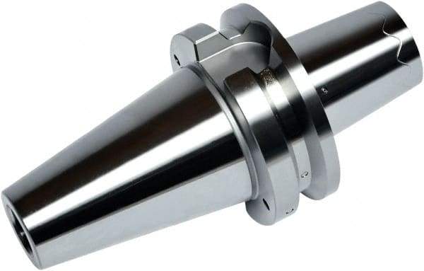 HAIMER - 2" Hole Diam, BT50 Taper Shank Shrink Fit Tool Holder & Adapter - 120mm Projection, 3.24" Nose Diam, 3.46" Clamping Depth, 25,000 RPM, Through Coolant - Exact Industrial Supply